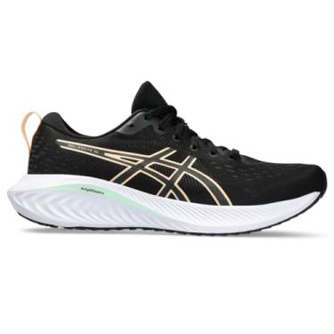 Imagem de ASICS Tênis de corrida feminino Gel-Excite 10, Preto/Apricot Crush, 41