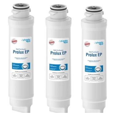 Imagem de Refil Filtro Do Purificador Electrolux Pe10B E Pe10X- Kit 3 Un - Plane