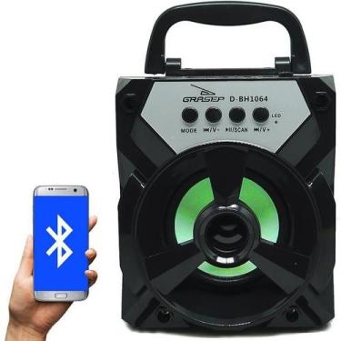 Imagem de Caixa De Som Bluetooth Portátil Rádio Fm Micro Sd DBh1064 - Grasep