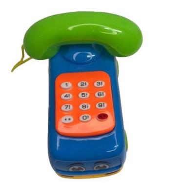 Imagem de Ônibus Telefone brinquedo Luz Pilha otima resistência  - Filó Modas, S