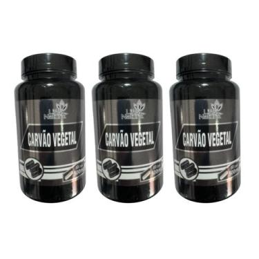 Imagem de Kit 3 Carvão Vegetal - Life Natural - 60 Cápsulas
