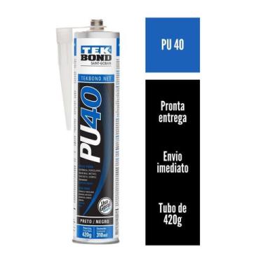 Imagem de Silicone PU 40 Tekbond, Preto
