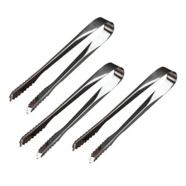 Imagem de Kit 3 Pegadores Inox P/ Salada, Carne Outros Pinça Multiuso - RT