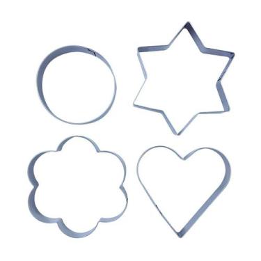 Imagem de Cortador Coração / Estrela - Ca151 - Prime Chef, Inox, Cinza