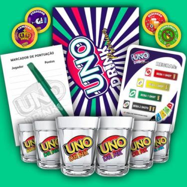 Imagem de UNO Drink - Jogo Completo Oficial Para Animar a Festa - Shot Dose Amig