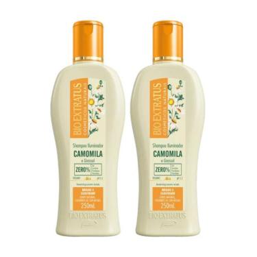 Imagem de Kit 2 Shampoo Iluminador Camomila 250ml Bio Extratus - BIOEXTRATUS