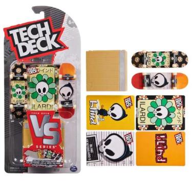 Imagem de Brinquedo Tech Deck Skate de Dedo Com Obstáculo - Sunny, Preto, Blind 