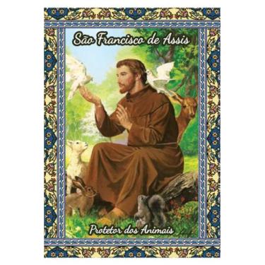 Imagem de 100 Santinho São Francisco por um Animal Doente - 7x10 cm - Santinhos 