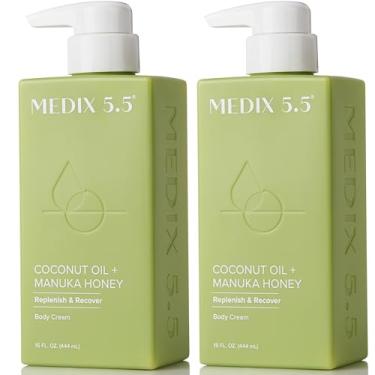 Imagem de Medix 5.5 creme de coco Óleo e Manuka Honey. Creme hidratante Repair hidrata a pele. Ótimo para cicatriz e estrias. (Two - 15 onças)