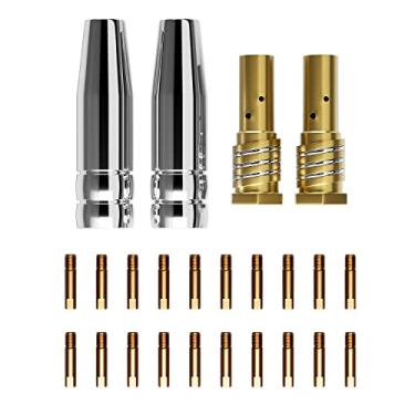 Imagem de GZ GUOZHI Kit de acessórios para pistola de solda MIG 0,35 polegadas com ponta e difusor para GZ GUOZHI MIG-200P MIG-140