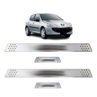 Imagem de Soleira para Porta Lateral Tuning Esportiva para carros 4 Portas (ABS)