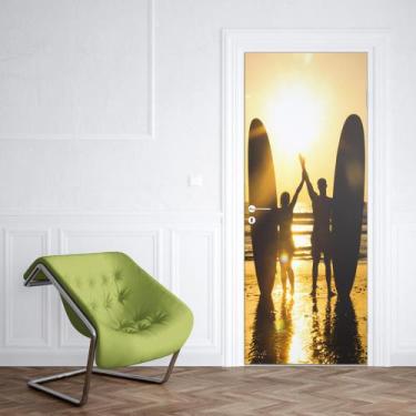 Imagem de Adesivo de Porta Surfistas - Império da Impressão, G - 90cm x 210cm