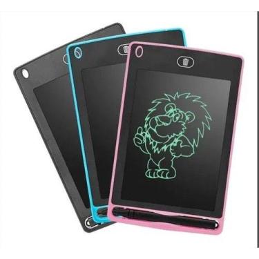 Imagem de Tablet Infantil LCD Lousa Magica Escrita Colorida 8,5" - Vi Mult Shop