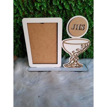Imagem de Porta retrato em MDF para eucaristia - doutorlaser, 10x15