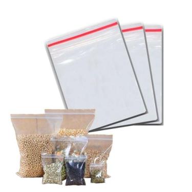 Imagem de 30 UN Sacos Zipclick Fecho duplo Hermético Alimentos lanche - yangzi