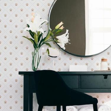 Imagem de Papel De Parede Adesivo Infantil Patinhas N06172 0,58X2,5M - Adesivo B