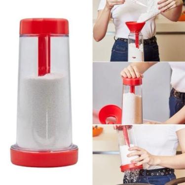 Imagem de Tapioqueira Beiju Portátil Armazena Peneira  Açúcar Tapioca e outros C