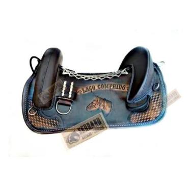 Imagem de Basto Sela Arreio Cavalo Crioulo 100% COURO LAÇO COMPRIDO - SELARIA SE