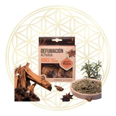 Imagem de Pastilhas P/ Defumação Sagrada Madre 4UN, Anis, Canela e Alecrim