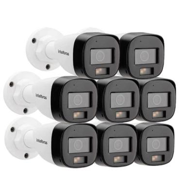 Imagem de Kit Intelbras 8 Câmeras de Segurança 3220 B Multi-hd Vhd Full Color Co