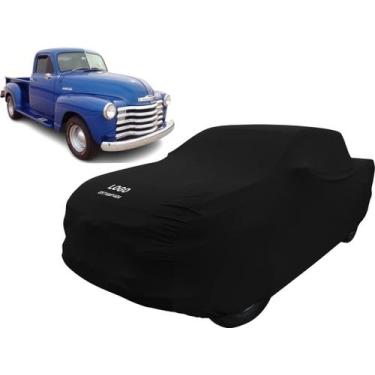 Imagem de Capa Cobrir Camionete Chevrolet 3100 Boca De Sapo - Mz, Preta