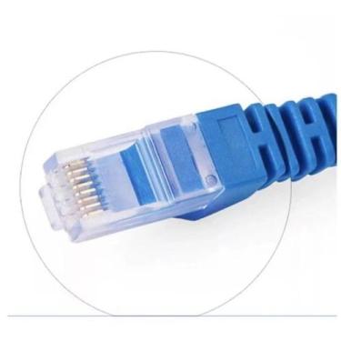Imagem de Cabo De Rede Blindado 10m Ethernet Rj45 Cat5 Azul 2M 3M 5M 10M 15M - K