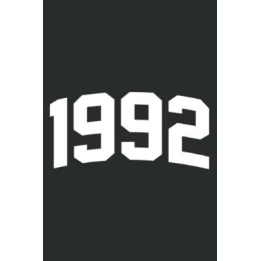 Imagem de 1992 Year Vintage Gifts 30 Year Old 30Th Birthday Meme Good: Wide Ruled Paper Notebook Journal with 6" x 9", 120 Pages | Pretty Wide Blank Lined Workbook ... for Home School College for Writing Notes.