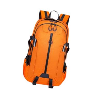Imagem de simhoa Mochila de caminhada Mochila de um dia, bolsa de viagem multifuncional Mochila de acampamento para caminhadas, montanhismo, viagens, turismo, esportes, Laranja