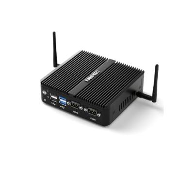 Imagem de FANPEEC Mini PC Celeron J4125 Fanless Windows 11 Pro 16GB RAM 256GB SSD Industrial Firewall Mini Computador PC 2 Portas LAN, 2* RS232 COM, 4K HD+VGA, PC Desktop