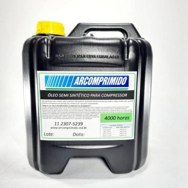 Imagem de Óleo Semi Sintético 4000hrs Compressor Parafuso Elgi 20l - Arcomprimid