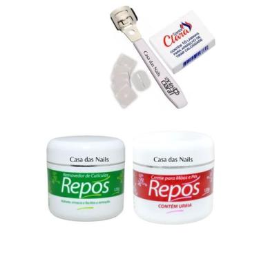 Imagem de Creme removedor de cuticulas 120g +  Creme p/Mãos e Pés c/Uréia + Supo