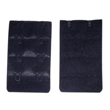 Imagem de 1 Extensor de Sutiã Preto com 2 ganchos - 4cm