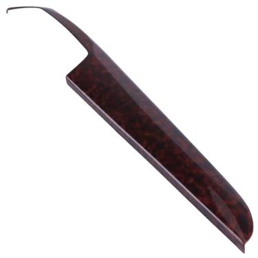 Imagem de Painel de painel de painel central de carro de grão de madeira ágata para Mercedes-Benz C Class 2012 2013 2014 C180 C250 C300 C63 acessórios de direção à esquerda acabamento autoadesivo de cobertura