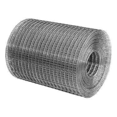 Imagem de Tela Solada Galvanizada 25 X 0,50m Tag Malha Para Portões Pets Jardim Fachada Alvenaria Cerca