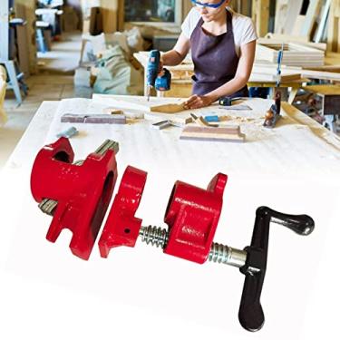 Imagem de Braçadeira de Tubo, Alça Manual, Aço Maleável, Aplicação Ampla, Fios Claros, Durável, Leve, Tamanho Compacto, para Fábrica de Móveis, Montagem, Splicing, Decoração, Com Fácil