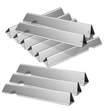 Imagem de Zemibi Peça de substituição de grelha para barras aromatizadoras Weber Genesis II 66796, 66687, Genesis II LX E/ES-640, Weber Genesis II 610 e LX 640 modelos (2017 e mais recentes), 11 peça, 43 cm,
