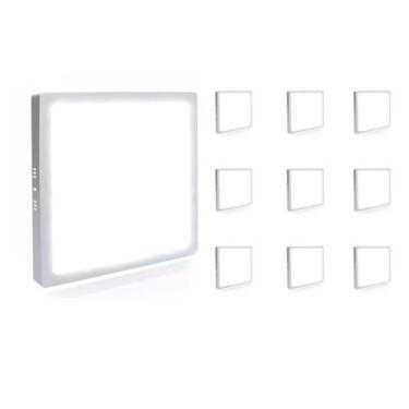 Imagem de Kit 20 Painel Plafon Sobrepor Led 25w Quadrado 30X30 6000K - Al Mare
