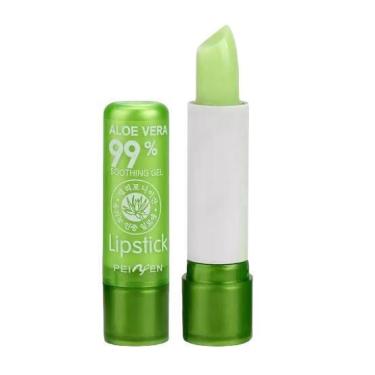 Imagem de Batom Hidratante Gel 99% Aloe Vera Clareador Labial 3,5g Muda Cor À Prova d'Água
