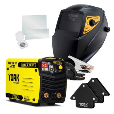 Imagem de Maquina Inversor de solda Kab 180a Bivolt Mma Tig Máscara Micro Tork