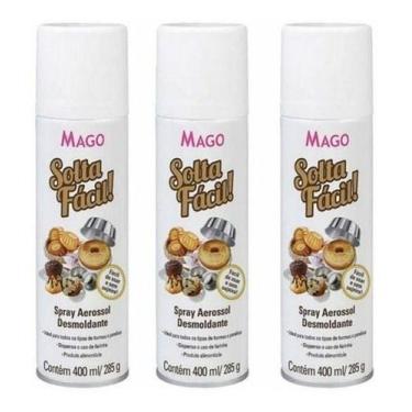 Imagem de 3und Spray Desmoldante Solta Fácil Antiaderente Mago Kit3