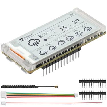 Imagem de MakerHawk Placa De Desenvolvimento Lora Vision Master E213 Esp32-S3R8 Chip Sx1262 Com Tela E-Ink 2,13" Lorawan Ble 5.0 Wifi Compatível Arduino Meshtastic Iot (902-928 Mhz)