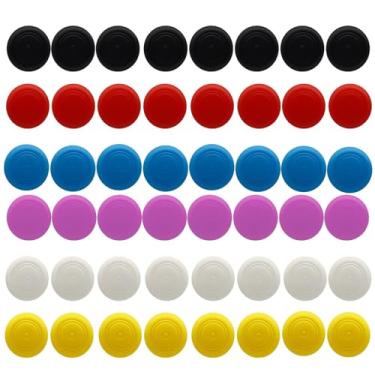 Imagem de CTHTBZ 50 Peças De Capas Silicone Para Substituição Polegar, Capa Joystick Analógico, Compatível Com Nintendo Switch, Switch Lite, Oled E Controle Joy-Con