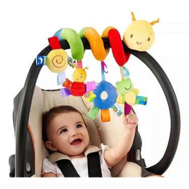 Imagem de Móbile Espiral Para Carrinho Berço Bebe Conforto Mordedor Sl - Sonho d