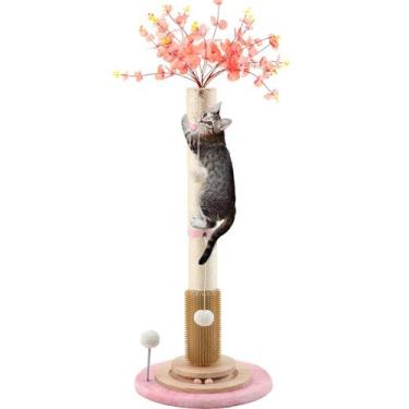 Imagem de Cat Scratching Post COUNER Corda de sisal de 45 polegadas de altura ro