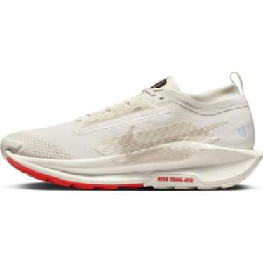 Imagem de Nike Tênis masculino com cadarço REACTX PEGASUS TRAIL 5 GTX, Sail/LT OREWOOD BRN-PICANTE RED, 45 EU