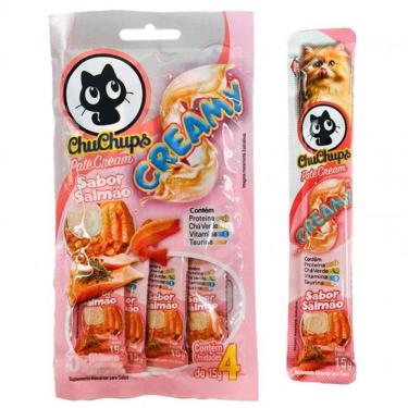 Imagem de Petisco Cremoso para Gatos Gatex Chuchups 4 Tubos 15g