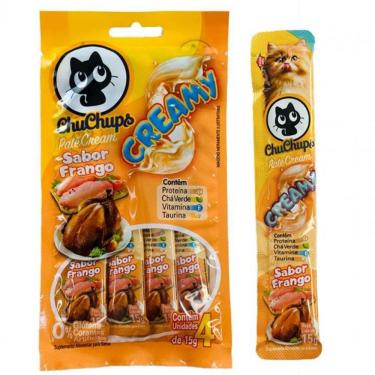 Imagem de Petisco Cremoso para Gatos Gatex Chuchups 4 Tubos 15g