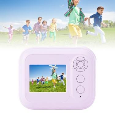 Imagem de Câmera Infantil Impressão Instantânea, Câmera Digital 48MP 1080p HD 6x Zoom Câmera Instantânea Fofa Com Funções de Jogo de Mp3 para Presentes de Natal de Aniversário, Presentes