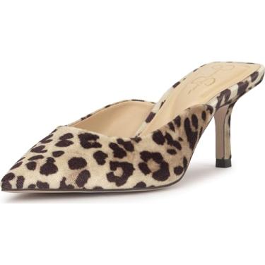 Imagem de Jessica Simpson Belvaen Mule feminino, Veludo leopardo natural, 36
