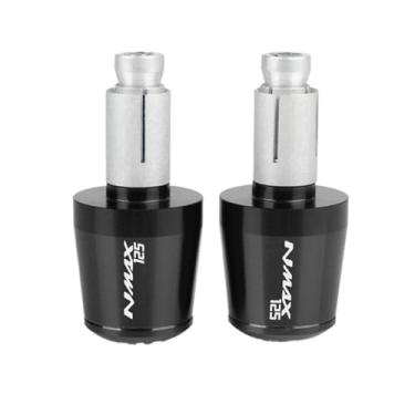 Imagem de Extremidades de manoplas de guidão de motocicleta, tampas de extremidade de manoplas, acessórios deslizantes de peso para NMAX 155 NMAX155 NMAX 125 NMAX125 2015-2017